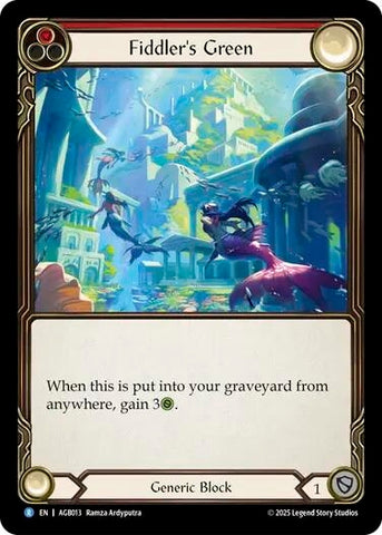 Image for Fiddler's Green (Red) (AGB013) (Armory Deck: Gravy Bones) - Flesh and Blood TCG