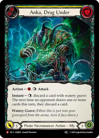 Image for Anka, Drag Under (CC Tag) (AGB014) (Armory Deck: Gravy Bones) - Flesh and Blood TCG