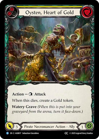 Image for Oysten, Heart of Gold (CC Tag) (AGB017) (Armory Deck: Gravy Bones) - Flesh and Blood TCG