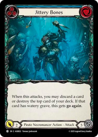 Image for Jittery Bones (Blue) (AGB022) (Armory Deck: Gravy Bones) - Flesh and Blood TCG
