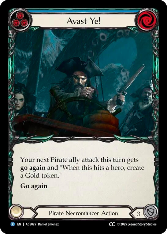 Image for Avast Ye! (CC Tag) (AGB025) (Armory Deck: Gravy Bones) - Flesh and Blood TCG