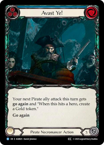 Image for Avast Ye! (CC Tag) (AGB025) (Armory Deck: Gravy Bones) - Flesh and Blood TCG