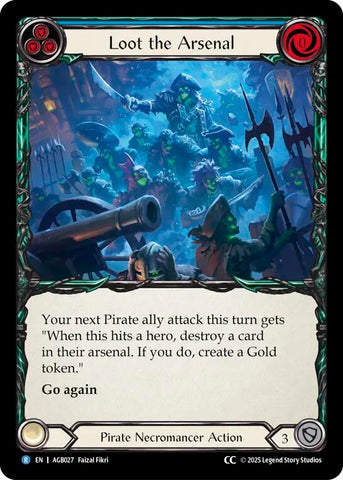 Image for Loot the Arsenal (CC Tag) (AGB027) (Armory Deck: Gravy Bones) - Flesh and Blood TCG