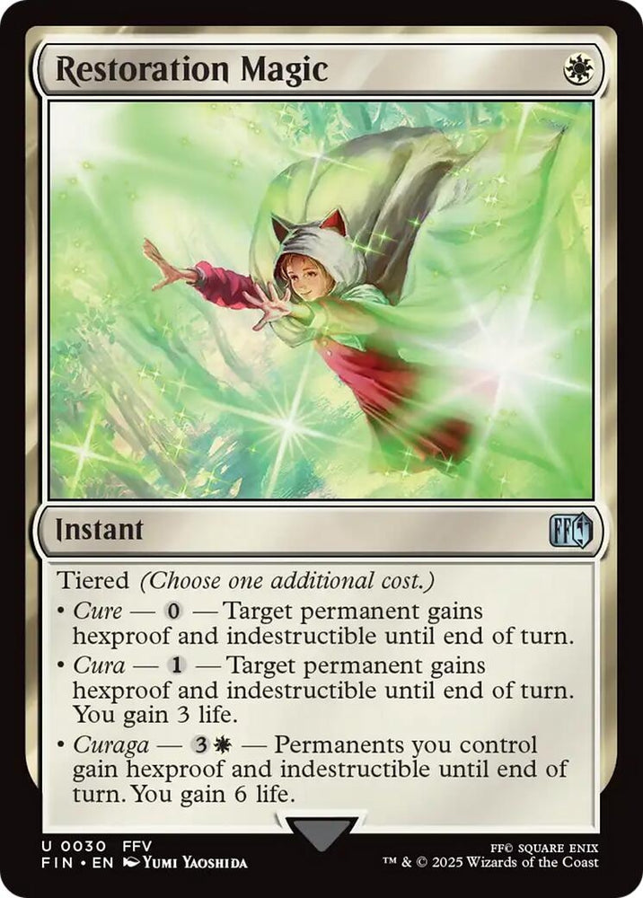 Image for Restoration Magic (30) [FINAL FANTASY] - Magic: The Gathering