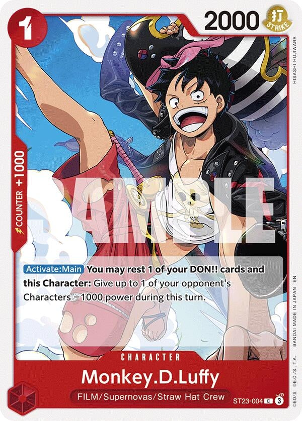 Monkey.D.Luffy (ST23-004) [Starter Deck 23: RED Shanks]
