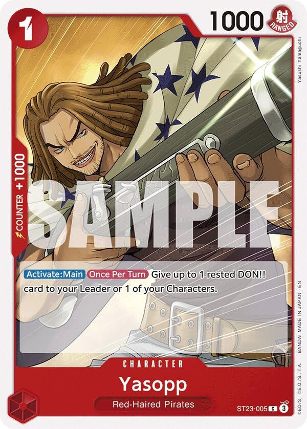 Yasopp (ST23-005) [Starter Deck 23: RED Shanks]