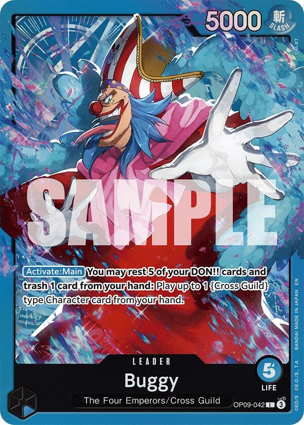 Buggy (OP09-042) (OP09-042) [Starter Deck 25: BLUE Buggy]