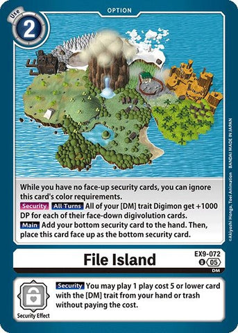 File Island (EX9-072 U) (Versus Monsters)