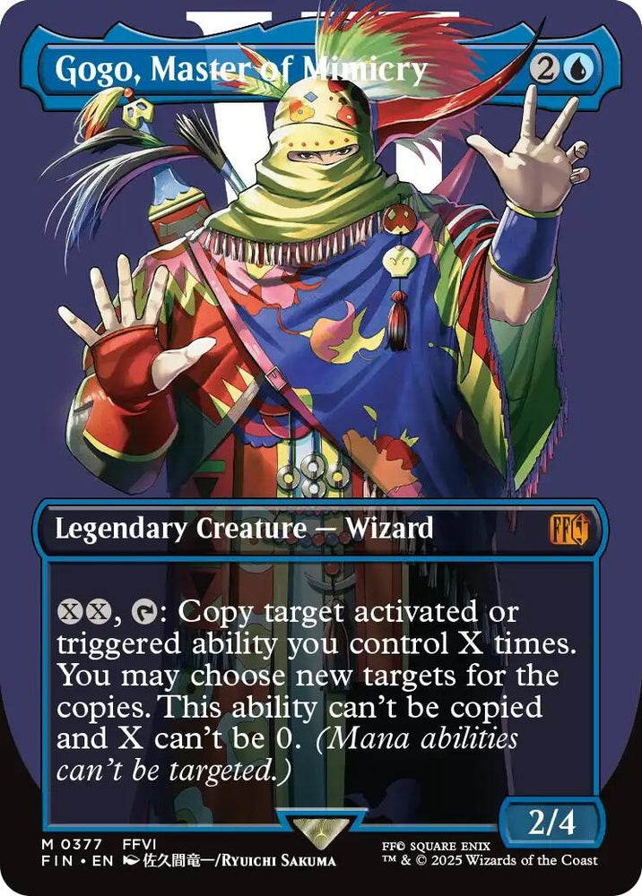 Image for Gogo, Master of Mimicry (Borderless) (377) [FINAL FANTASY] - Magic: The Gathering