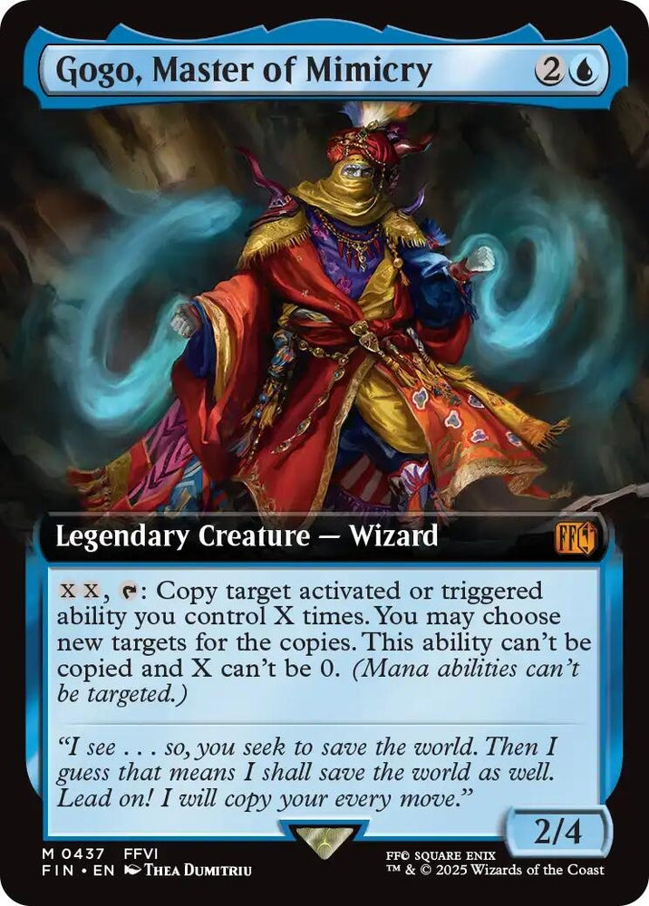 Image for Gogo, Master of Mimicry (Extended Art) (437) [FINAL FANTASY] - Magic: The Gathering