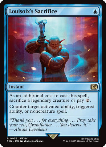 Image for Louisoix's Sacrifice (59) [FINAL FANTASY] - Magic: The Gathering