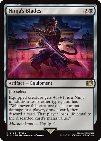 Image for Ninja's Blades (108) [FINAL FANTASY] - Magic: The Gathering