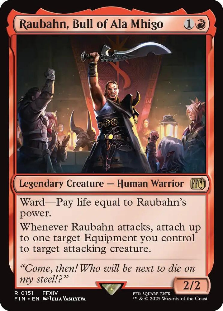 Image for Raubahn, Bull of Ala Mhigo (151) [FINAL FANTASY] - Magic: The Gathering