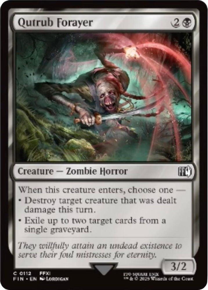 Image for Qutrub Forayer (112) [FINAL FANTASY] - Magic: The Gathering
