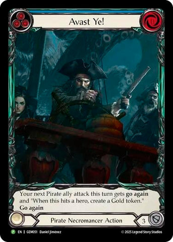 Image for Avast Ye! (GEM051) (GEM Pack 2) - Flesh and Blood TCG