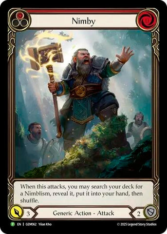 Image for Nimby (Red) (GEM062) (GEM Pack 2) - Flesh and Blood TCG
