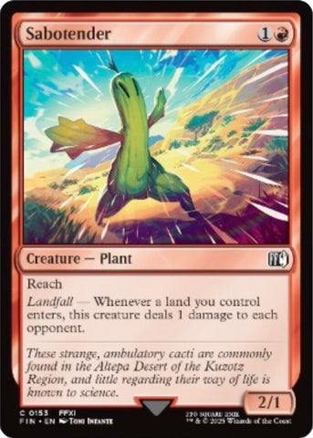 Image for Sabotender (153) [FINAL FANTASY] - Magic: The Gathering