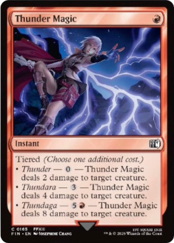 Image for Thunder Magic (165) [FINAL FANTASY] - Magic: The Gathering