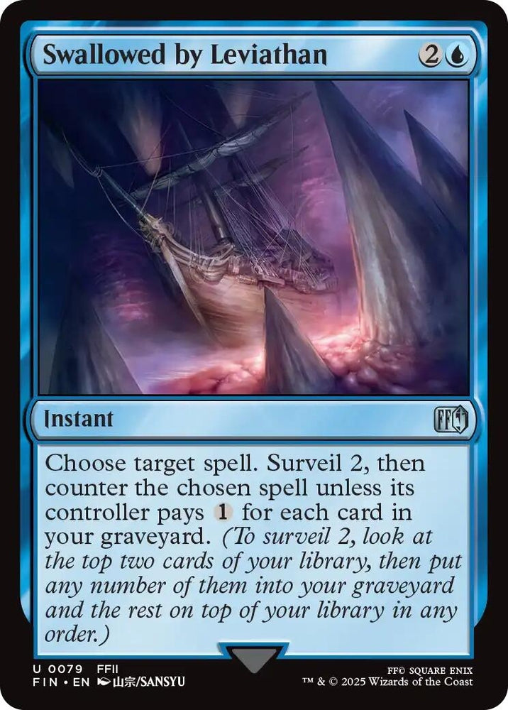 Image for Swallowed by Leviathan (79) [FINAL FANTASY] - Magic: The Gathering