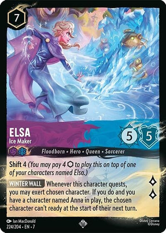 Image for Elsa - Ice Maker (224/204) (224/204) (Illumineer's Quest: Palace Heist) - Disney Lorcana