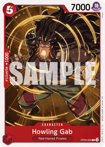 Howling Gab (Reprint) (OP09-006) [Starter Deck 23: RED Shanks]