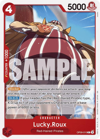 Lucky.Roux (Reprint) (OP09-015) [Starter Deck 23: RED Shanks]