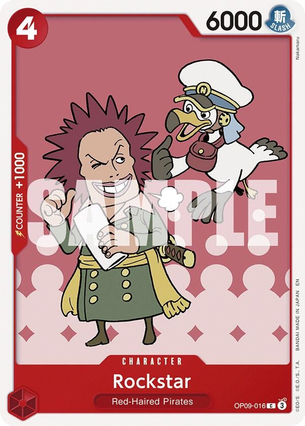 Rockstar (Reprint) (OP09-016) [Starter Deck 23: RED Shanks]