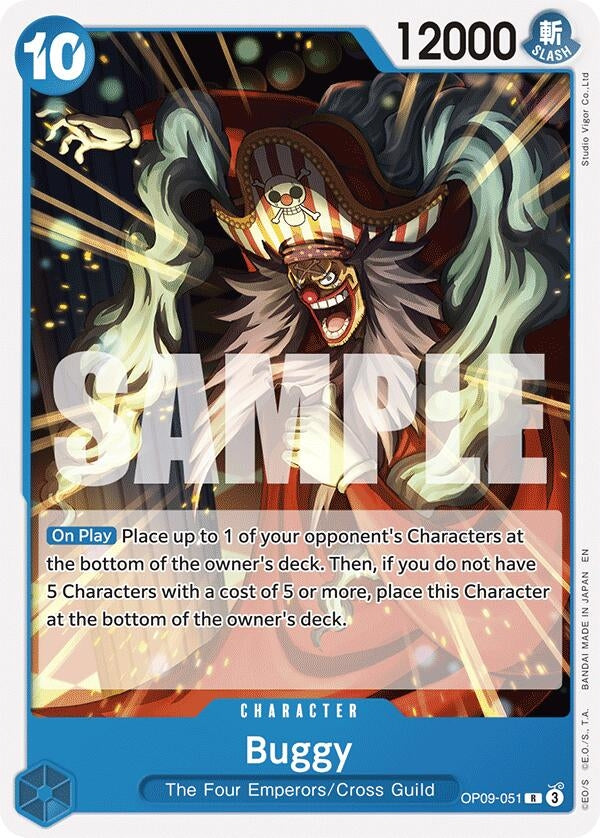 Buggy (Reprint) (OP09-051) [Starter Deck 25: BLUE Buggy]