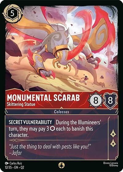 Monumental Scarab - Skittering Statue (12/35) [Illumineer's Quest: Palace Heist]