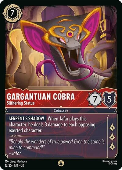 Gargantuan Cobra - Slithering Statue (13/35) [Illumineer's Quest: Palace Heist]