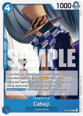Cabaji (ST25-002) [Starter Deck 25: BLUE Buggy]