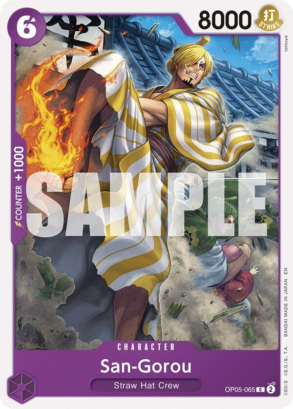 San-Gorou (Reprint) (OP05-065) [Starter Deck 26: PURPLE/BLACK Monkey.D.Luffy]