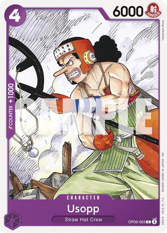 Usopp (Reprint) (OP09-063) [Starter Deck 26: PURPLE/BLACK Monkey.D.Luffy]