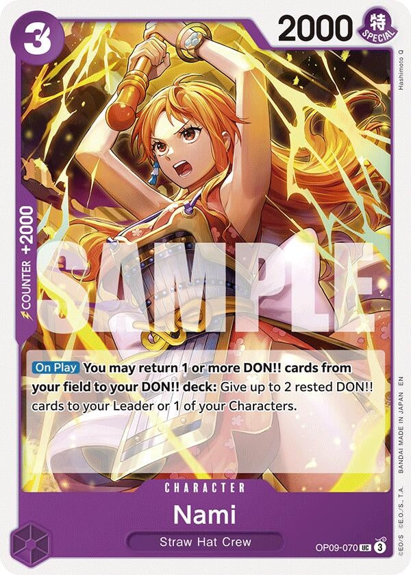 Nami (Reprint) (OP09-070) [Starter Deck 26: PURPLE/BLACK Monkey.D.Luffy]