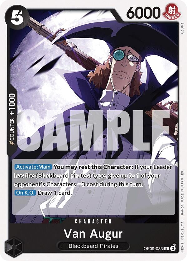Van Augur (Reprint) (OP09-083) [Starter Deck 27: BLACK Marshall.D.Teach]