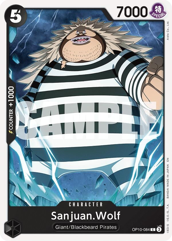 Sanjuan.Wolf (Reprint) (OP10-084) [Starter Deck 27: BLACK Marshall.D.Teach]
