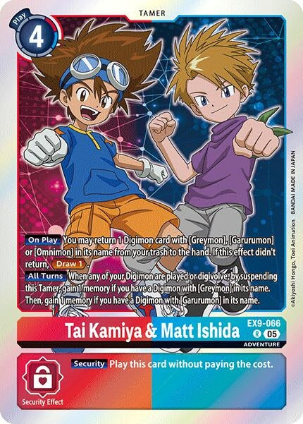 Tai Kamiya & Matt Ishida (EX9-066 R) (Versus Monsters)