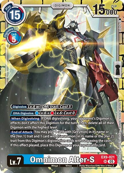 Omnimon Alter-S (EX9-021 SR) [Versus Monsters]