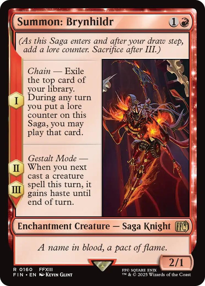 Image for Summon: Brynhildr (160) [FINAL FANTASY] - Magic: The Gathering
