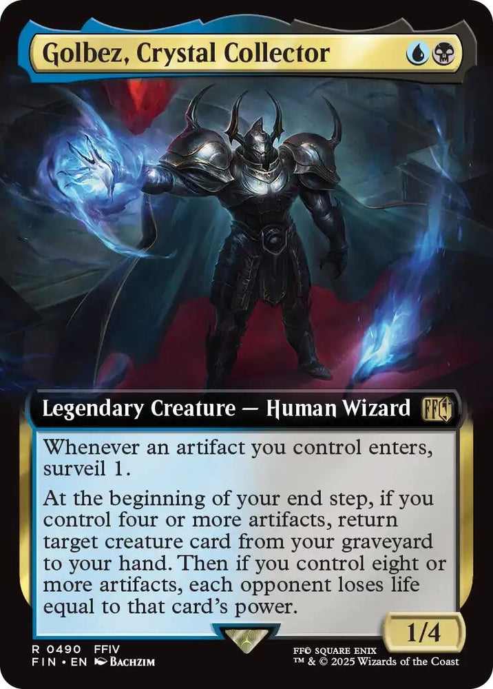 Image for Golbez, Crystal Collector (Extended Art) (490) [FINAL FANTASY] - Magic: The Gathering