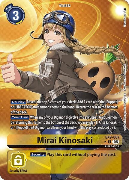 Mirai Kinosaki (Alternate Art) (EX9-067 R) [Versus Monsters]