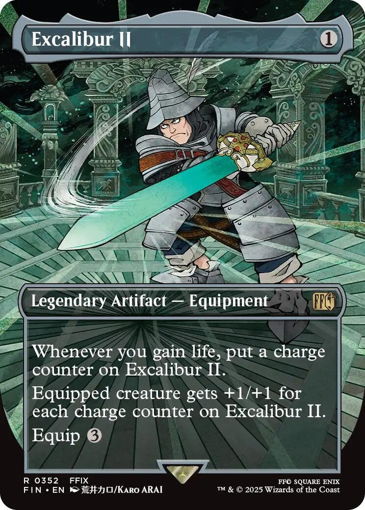 Image for Excalibur II (Borderless) (352) [FINAL FANTASY] - Magic: The Gathering