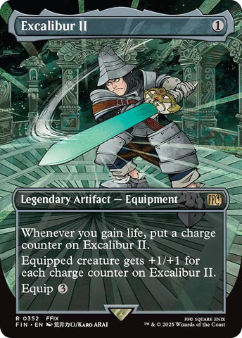 Image for Excalibur II (Borderless) (352) [FINAL FANTASY] - Magic: The Gathering