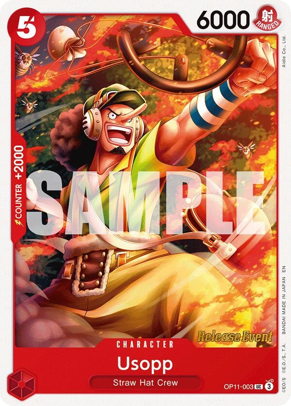 Image for Usopp (OP11-003) (A Fist of Divine Speed Release Event Cards) - One Piece Card Game