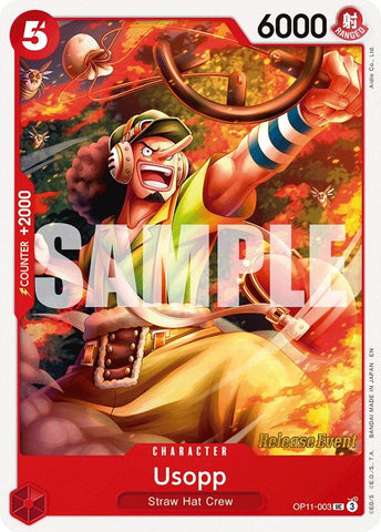 Image for Usopp (OP11-003) (A Fist of Divine Speed Release Event Cards) - One Piece Card Game