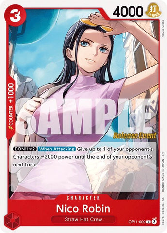 Image for Nico Robin (OP11-009) (A Fist of Divine Speed Release Event Cards) - One Piece Card Game