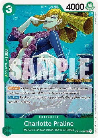 Image for Charlotte Praline (OP11-029) (A Fist of Divine Speed Release Event Cards) - One Piece Card Game