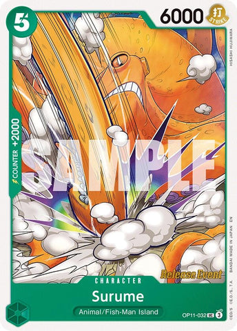 Image for Surume (OP11-032) (A Fist of Divine Speed Release Event Cards) - One Piece Card Game