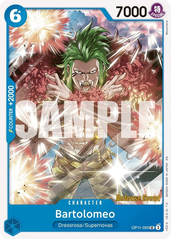 Image for Bartolomeo (OP11-055) (A Fist of Divine Speed Release Event Cards) - One Piece Card Game
