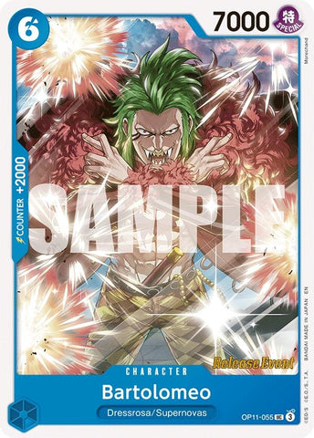 Image for Bartolomeo (OP11-055) (A Fist of Divine Speed Release Event Cards) - One Piece Card Game